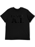 I Love A.I. Black T-Shirt