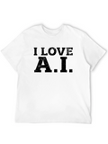 I Love A.I. Black T-Shirt