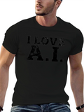 I Love A.I. Black T-Shirt