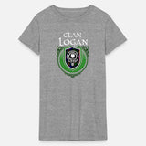 Clan Logan Scottish Crest Badge and Tartan