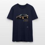 Classic JDM Coupe with Gold Wheels