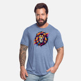 Colorful Lion Head Art