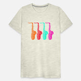 Colorful Saxophones Saxophonists Sax Players