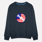 Cool USA Flag America Vinyl Music Record DJ Party