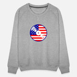 Cool USA Flag America Vinyl Music Record DJ Party