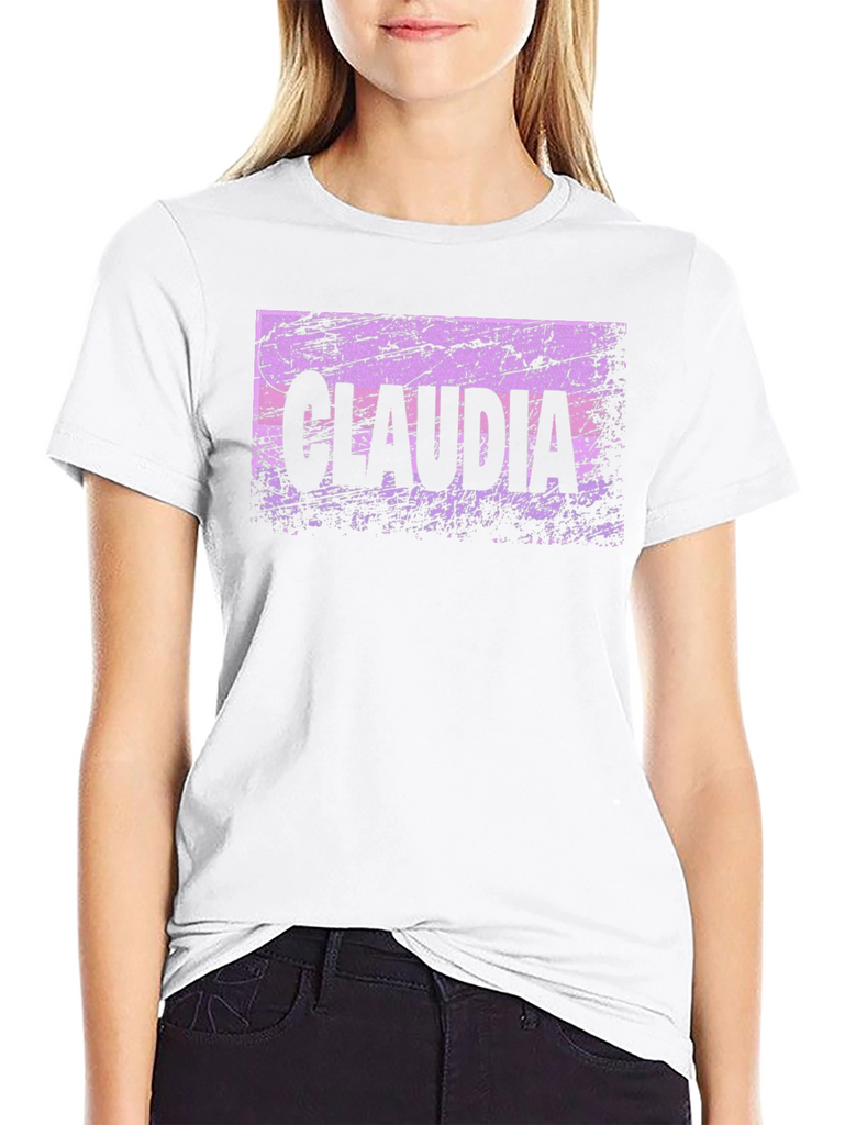 Claudia Distressed Graphic T-Shirt