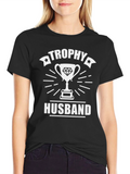 Trophy Husband Black Graphic Tee