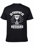 Trophy Husband Black Graphic Tee