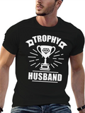 Trophy Husband Black Graphic Tee