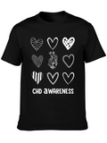 CHD Awareness T-Shirt: Hearts Design