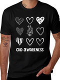 CHD Awareness T-Shirt: Hearts Design