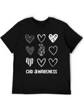 CHD Awareness T-Shirt: Hearts Design