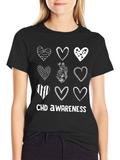 CHD Awareness T-Shirt: Hearts Design