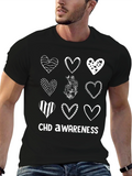 CHD Awareness T-Shirt: Hearts Design