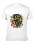 Flaming Dartboard Graphic Tee
