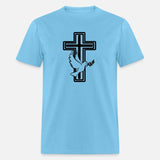 Cross with dove of peace