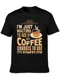 Coffee Powers T-Shirt - Funny Graphic Tee