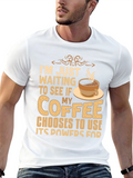 Coffee Powers T-Shirt - Funny Graphic Tee