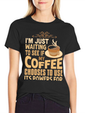Coffee Powers T-Shirt - Funny Graphic Tee