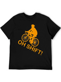 Oh Shift! Cycling T-Shirt - Funny Biker Tee