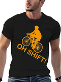 Oh Shift! Cycling T-Shirt - Funny Biker Tee