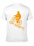 Oh Shift! Cycling T-Shirt - Funny Biker Tee