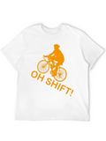 Oh Shift! Cycling T-Shirt - Funny Biker Tee