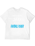Funny Football Player Graphic T-Shirt