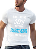 Funny Football Player Graphic T-Shirt