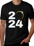 2024 Eclipse T-Shirt - Total Solar Eclipse Souvenir Tee