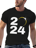 2024 Eclipse T-Shirt - Total Solar Eclipse Souvenir Tee