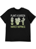 Plant a Garden Harvest Happiness Graphic Tee