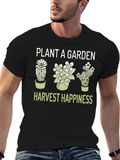 Plant a Garden Harvest Happiness Graphic Tee