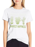 Plant a Garden Harvest Happiness Graphic Tee