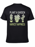 Plant a Garden Harvest Happiness Graphic Tee