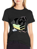 Cuddling Up With Knowledge T-Shirt