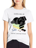 Cuddling Up With Knowledge T-Shirt