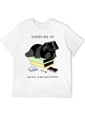Cuddling Up With Knowledge T-Shirt