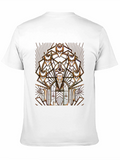 Art Deco Pharaoh Graphic Tee - Black