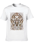 Art Deco Pharaoh Graphic Tee - Black