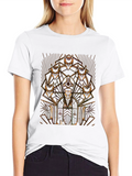 Art Deco Pharaoh Graphic Tee - Black