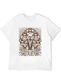 Art Deco Pharaoh Graphic Tee - Black