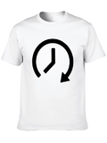 Clockwise Arrow Black Graphic Tee
