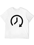 Clockwise Arrow Black Graphic Tee