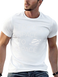 From Space To Space Black Graphic T-Shirt