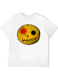 Creepy Smiley Face Graphic T-Shirt