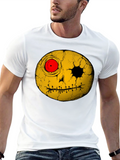 Creepy Smiley Face Graphic T-Shirt