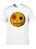 Creepy Smiley Face Graphic T-Shirt