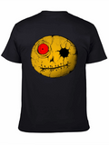 Creepy Smiley Face Graphic T-Shirt
