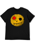 Creepy Smiley Face Graphic T-Shirt